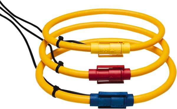 Extech - Yellow Electrical Test Equipment Probe - Use with 3-Phase Powers & Harmonics Analyzers - Caliber Tooling