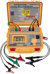 Extech - Digital LCD Display, 0.002 Megohm Electrical Insulation Resistance Tester & Megohmmeter - Powered by AA Battery - Caliber Tooling