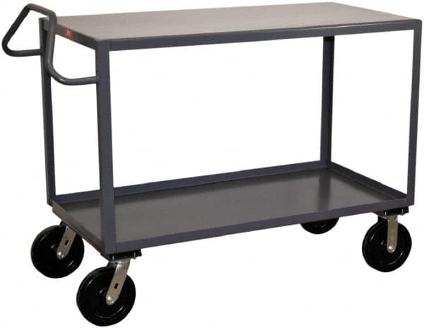 Jamco - 4,800 Lb Capacity, 36" Wide x 48" Long x 38" High Heavy Duty Service Cart - 2 Shelf, Steel - Caliber Tooling