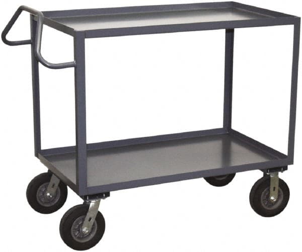 Jamco - 1,200 Lb Capacity, 24" Wide x 30" Long x 39" High Heavy Duty Service Cart - 2 Shelf, Steel - Caliber Tooling