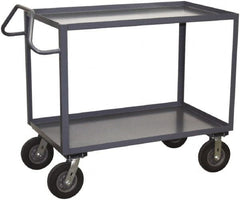 Jamco - 1,200 Lb Capacity, 30" Wide x 48" Long x 39" High Heavy Duty Service Cart - 2 Shelf, Steel - Caliber Tooling