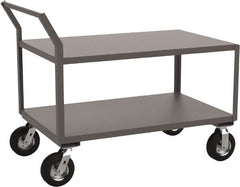 Jamco - 1,200 Lb Capacity, 24" Wide x 36" Long x 31" High Heavy Duty Service Cart - 2 Shelf, Steel - Caliber Tooling