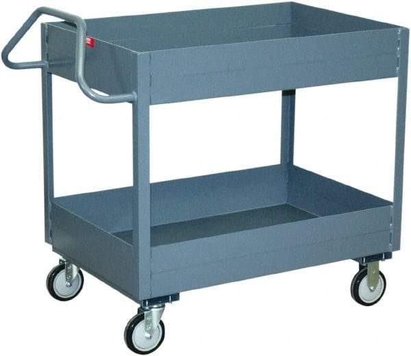 Jamco - 1,200 Lb Capacity, 24" Wide x 48" Long x 35" High Heavy Duty Service Cart - 2 Shelf, Steel - Caliber Tooling