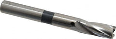 Cleveland - 17/32" Diam, 1/2" Shank, Diam, 3 Flutes, Straight Shank, Interchangeable Pilot Counterbore - Caliber Tooling