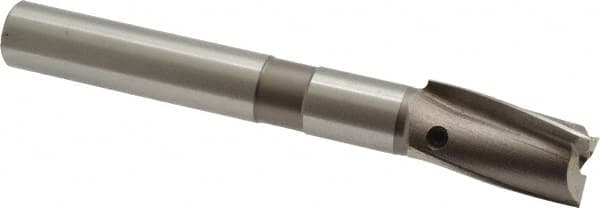 Cleveland - 13/16" Diam, 5/8" Shank, Diam, 3 Flutes, Straight Shank, Interchangeable Pilot Counterbore - Caliber Tooling