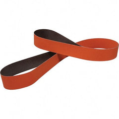 3M - 3" Wide x 10-11/16" OAL, 60 Grit, Ceramic Abrasive Belt - Ceramic, Coated, Cloth Backing, Series 777F - Caliber Tooling