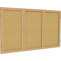 Ghent - Cork Bulletin Boards Style: Enclosed Cork Bulletin Boards Color: Natural Cork - Caliber Tooling