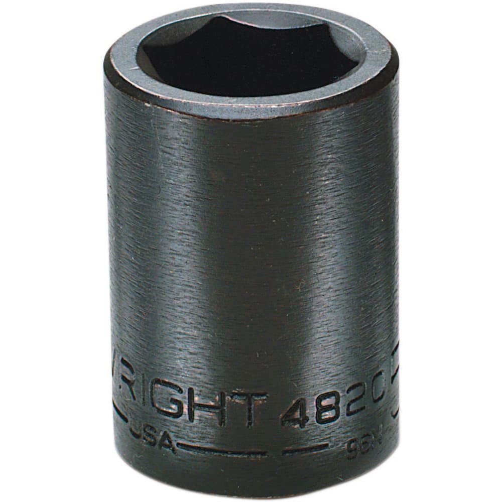 Wright Tool & Forge - Impact Sockets; Drive Size: 1/2 ; Size (Inch): 1-1/8 ; Type: Standard ; Style: Impact Socket ; Style: Impact Socket ; Style: Impact Socket - Exact Industrial Supply