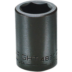 Wright Tool & Forge - Impact Sockets; Drive Size: 1/2 ; Size (Inch): 3/8 ; Type: Standard ; Style: Impact Socket ; Style: Impact Socket ; Style: Impact Socket - Exact Industrial Supply