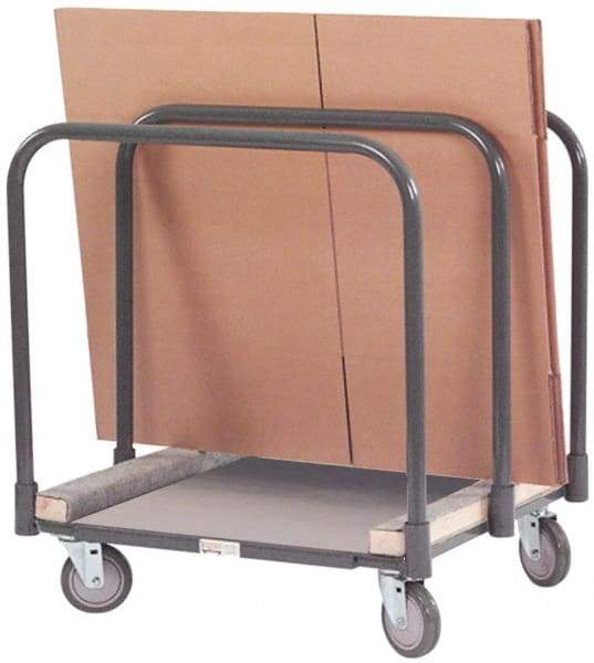 Durham - 1,200 Lb Capacity Cold-Rolled Steel Panel Mover - Carpet Covered Cold-Rolled Steel Deck, 28" OAW - Caliber Tooling