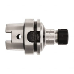 HAIMER - 1/8" to 5/8" Capacity, 2.95" Projection, HSK63A Hollow Taper, ER25 Collet Chuck - 0.0001" TIR - Exact Industrial Supply