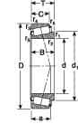 SKF - 110mm Bore Diam, 240mm OD, 54.5mm Wide, Tapered Roller Bearing - Exact Industrial Supply