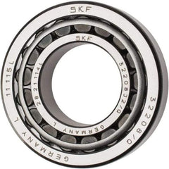 SKF - 40mm Bore Diam, 80mm OD, 24.75mm Wide, Tapered Roller Bearing - 74,800 N Dynamic Load Capacity, 86,500 N Static Load Capacity - Caliber Tooling