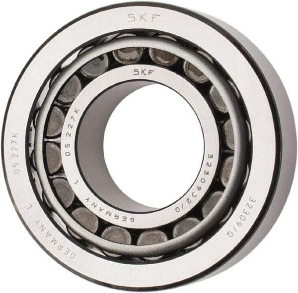 SKF - 45mm Bore Diam, 100mm OD, 38.25mm Wide, Tapered Roller Bearing - 140,000 N Dynamic Load Capacity, 170,000 N Static Load Capacity - Caliber Tooling