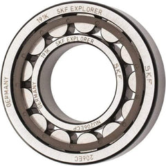 SKF - 30mm Bore Diam, 62mm Outside Diam, 16mm Wide Cylindrical Roller Bearing - 38,000 N Dynamic Capacity, 36,500 Lbs. Static Capacity - Caliber Tooling