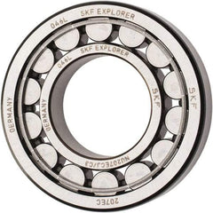 SKF - 35mm Bore Diam, 72mm Outside Diam, 17mm Wide Cylindrical Roller Bearing - 48,400 N Dynamic Capacity, 48,000 Lbs. Static Capacity - Caliber Tooling