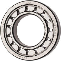 SKF - 45mm Bore Diam, 85mm Outside Diam, 19mm Wide Cylindrical Roller Bearing - 60,500 N Dynamic Capacity, 64,000 Lbs. Static Capacity - Caliber Tooling