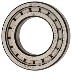 SKF - 55mm Bore Diam, 100mm Outside Diam, 21mm Wide Cylindrical Roller Bearing - 84,200 N Dynamic Capacity, 95,000 Lbs. Static Capacity - Caliber Tooling