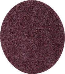 3M - 5" Coarse Grade Ceramic Deburring Disc - Quick Change Connection, Maroon, 12,000 Max RPM - Caliber Tooling