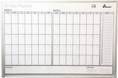 Ability One - 2" High x 26" Wide Dry Erase - Mylar Laminated, 39" Deep, Includes Accessory Tray, Mounting Kit, Instructions & Four Dry Erase Markers (Black, Blue, Green, Red) - Caliber Tooling