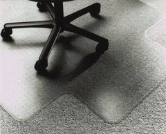 Ability One - 53" Long x 45" Wide, Chair Mat - Single Lip, Straight Edge Style - Caliber Tooling