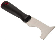 Hyde Tools - 2-1/2" Wide Carbon Steel Multi-Purpose Knife - Stiff, Polypropylene Handle, 7-1/2" OAL - Caliber Tooling