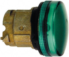 Schneider Electric - Green Lens Pilot Light - Round Lens, Shock Resistant, Vibration Resistant, Water Resistant - Caliber Tooling