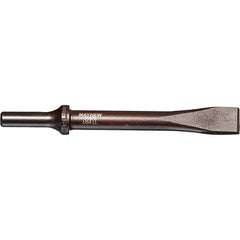 Mayhew - 5/8" Head Width, 6-1/2" OAL, Rivet Cutter Chisel - Round Drive, Round Shank, Steel - Caliber Tooling