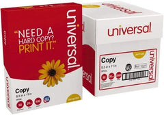 UNIVERSAL - 8-1/2" x 11" White Copy Paper - Use with Laser Printers, Copiers, Plain Paper Fax Machines - Caliber Tooling