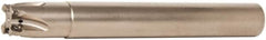 Walter - 1" Cut Diam, 8mm Max Depth of Cut, 1" Shank Diam, 8" OAL, Indexable Square Shoulder End Mill - AD.T 0803.. Inserts, Cylindrical Shank, 90° Lead Angle - Caliber Tooling