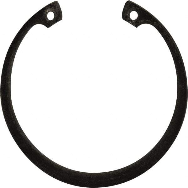 Rotor Clip - 0.078" Thick, Phosphate Finish, Steel Snap Internal Retaining Ring - 0.086" Groove Width, 0.074" Groove Depth, 2.648" Groove Diam, Grade 1060-1090 - Caliber Tooling