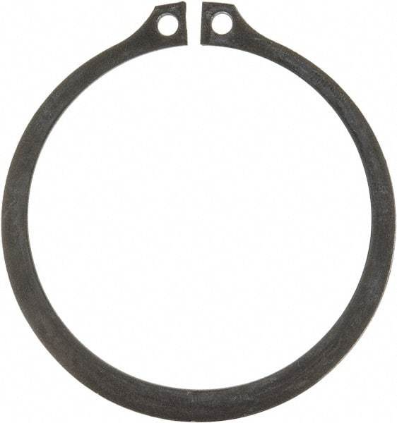 Rotor Clip - 2.36" Groove Diam, 2-1/2" Shaft Diam, Phosphate Steel, Snap External Retaining Rings - 0.086" Groove Width, 0.07" Groove Depth, 0.078" Ring Thickness, Grade 1060-1090 - Caliber Tooling