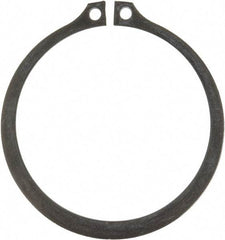 Rotor Clip - 2.36" Groove Diam, 2-1/2" Shaft Diam, Phosphate Steel, Snap External Retaining Rings - 0.086" Groove Width, 0.07" Groove Depth, 0.078" Ring Thickness, Grade 1060-1090 - Caliber Tooling