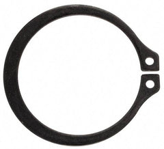 Rotor Clip - 1.232" Groove Diam, 1-5/16" Shaft Diam, Phosphate Steel, Snap External Retaining Rings - 0.056" Groove Width, 0.04" Groove Depth, 0.05" Ring Thickness, Grade 1060-1090 - Caliber Tooling