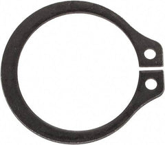 Rotor Clip - 0.559" Groove Diam, 19/32" Shaft Diam, Phosphate Steel, Snap External Retaining Rings - 0.039" Groove Width, 0.017" Groove Depth, 0.035" Ring Thickness, Grade 1060-1090 - Caliber Tooling