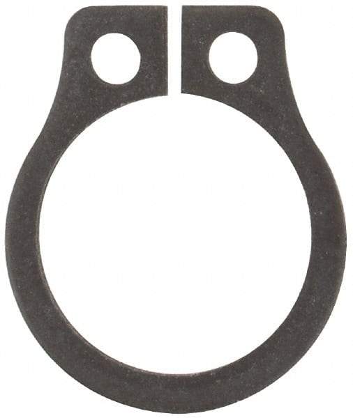 Rotor Clip - 0.261" Groove Diam, 9/32" Shaft Diam, Phosphate Steel, Snap External Retaining Rings - 0.029" Groove Width, 0.01" Groove Depth, 0.025" Ring Thickness, Grade 1060-1090 - Caliber Tooling