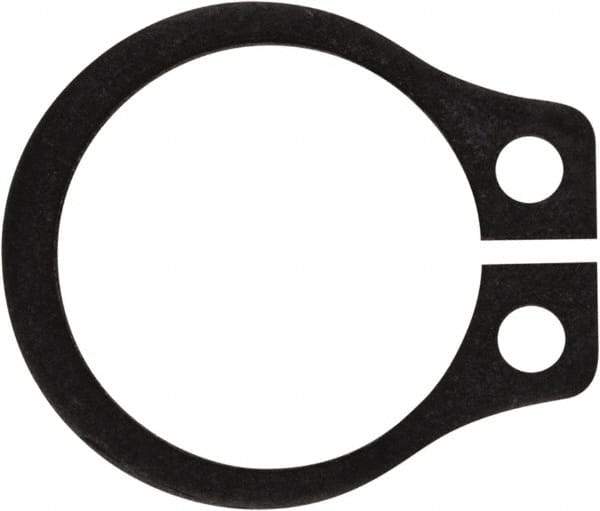 Rotor Clip - 0.321" Groove Diam, 11/32" Shaft Diam, Phosphate Steel, Snap External Retaining Rings - 0.029" Groove Width, 0.011" Groove Depth, 0.025" Ring Thickness, Grade 1060-1090 - Caliber Tooling