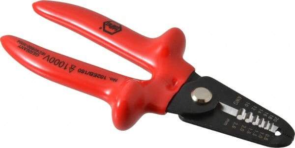 Wiha - 6" OAL, 10 AWG Capacity, Wire Stripper - Caliber Tooling