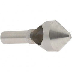 Value Collection - 1-1/8" Head Diam, 1/2" Shank Diam, 0 Flute 82° High Speed Steel Countersink - Caliber Tooling