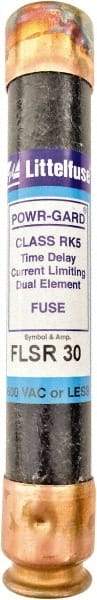 Value Collection - 300 VDC, 600 VAC, 30 Amp, Time Delay General Purpose Fuse - 200 kA Rating - Caliber Tooling