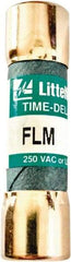 Value Collection - 250 VAC, 2.25 Amp, Time Delay Plug Fuse - 1-1/2" OAL, 10 at AC kA Rating, 13/32" Diam - Caliber Tooling