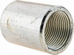 Value Collection - 3/4" Trade, Steel Threaded Straight Rigid/Intermediate (IMC) Conduit Coupling - Caliber Tooling