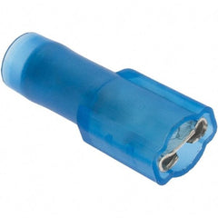 Value Collection - 16 to 14 AWG, Fully Insulated, Female Wire Disconnect - 3/16" Wide Tab, Blue, CSA Certified, UL Listed - Caliber Tooling