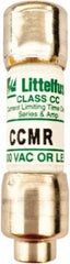 Littelfuse - 500 VDC, 600 VAC, 12 Amp, Time Delay General Purpose Fuse - Fuse Holder Mount, 38.1mm OAL, 20 at DC, 200 (RMS), 300 (Self-Certified) kA Rating, 10.3mm Diam - Caliber Tooling