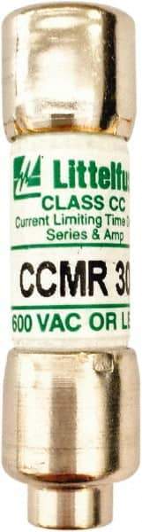 Value Collection - 500 VDC, 600 VAC, 30 Amp, Time Delay General Purpose Fuse - 300 at AC kA Rating - Caliber Tooling