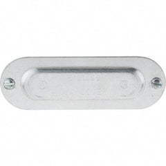 Value Collection - 3/4" Trade, Aluminum Conduit Body Cover Plate - Use with Conduit & Conduit Fittings, Service Entrance Connectors - Caliber Tooling