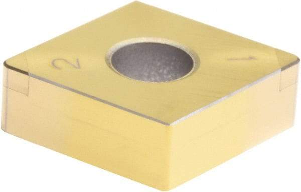 Sumitomo - 2NC-CNGA433 Grade BNC300 PCBN Turning Insert - TiN Finish, 80° Diamond, 1/2" Inscr Circle, 3/16" Thick, 3/64" Corner Radius - Caliber Tooling