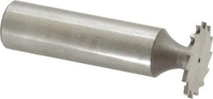 Whitney Tool Co. - 3/4" Diam x 3/64" Face Width, Cobalt, 14 Teeth, Shank Connection Woodruff Keyseat Cutter - Uncoated, 2-3/64" OAL x 1/2" Shank, Straight Teeth - Caliber Tooling