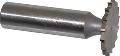 Whitney Tool Co. - 1" Diam x 5/64" Face Width, Cobalt, 16 Teeth, Shank Connection Woodruff Keyseat Cutter - Uncoated, 2-5/64" OAL x 1/2" Shank, Straight Teeth - Caliber Tooling