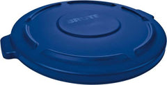 Rubbermaid - Round Lid for Use with 32 Gal Round Trash Cans - Blue, Low-Density Polyethylene, For Brute Trash Cans - Caliber Tooling